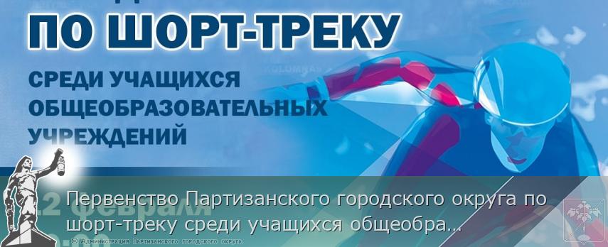 Первенство Партизанского городского округа по шорт-треку среди учащихся общеобразовательных учреждений состоится 12 февраля в 10:00